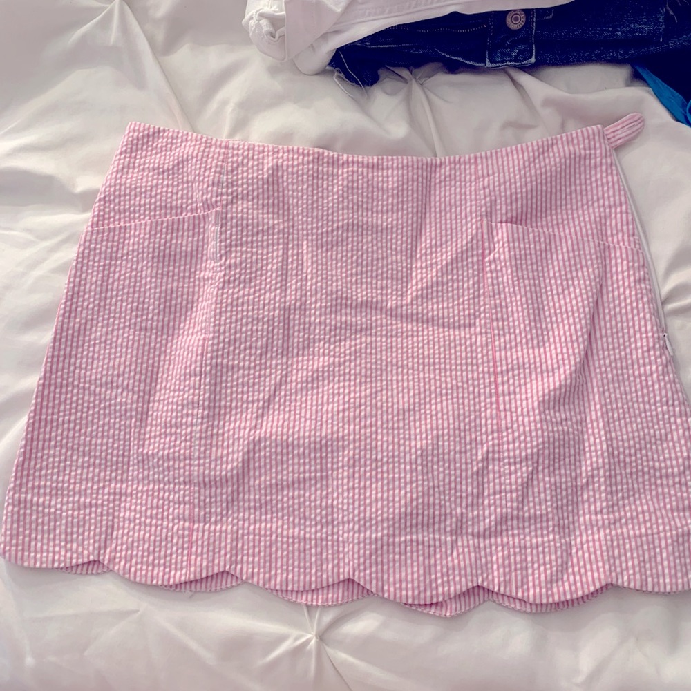 Lilly Pulitzer Pink Gingham Skort